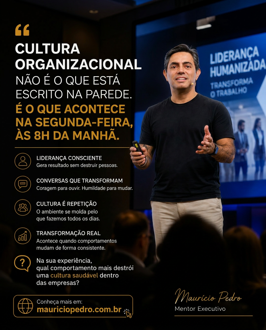 Cultura organizacional não é o que está escrito na parede